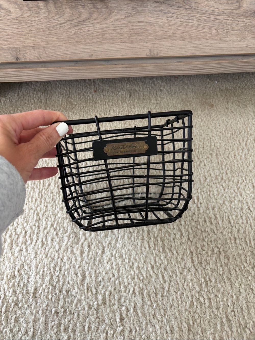 Hearth & Hand Small Metal Basket